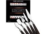 Loveart Colori Acrilici 24X12Ml Spatole Per Pittura 5 Pezzi
