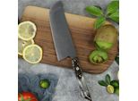 Coltello Da Cucina Damasco KU-37425 - Chopper/Nero/Oro KP37425