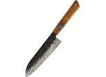 Coltello Da Cucina Damasco ZE-37430 - Santoku/Marrone KP37430