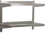 Mensola Da Parete In Acciaio Inox Mahlzeit, 80 X 35 Cm, 2 Ripiani, Mensola Da Cucina Mensola Sospesa Mensola Da Parete Mensola Da Parete