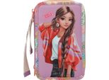 Topmodel Astuccio A 3 Scomparti Con Etichetta Girl Power