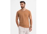 Ombre Clothing Maglietta Da Uomo A Maniche Corte Mario Marrone M