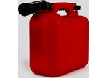 Tanica Per Carburante, Tanica In Plastica Tanica Per Benzina Da 5 Litri, Tanica Per Gasolio, Rossa