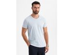 Ombre Clothing Maglietta Da Uomo A Maniche Corte Mario Grigio Melange Xxl