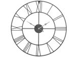 Ambia Home Wanduhr , Schwarz , Metall , RoHS, CE EN 14786 , Dekoration, Uhren, Wanduhren