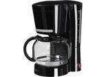 EXQUISIT Filterkaffeemaschine KA 3102 swi, schwarz, 1,25 l, 12 Tasse(n), Kaffeemaschinen