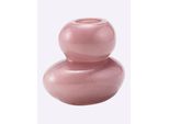 Dekovase, rosa (rose), B/H/T: 15,5cm x 13cm x 15,5cm, Vasen