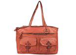 Shopper HARBOUR 2ND Jordan, Damen, Gr. B/H/T: 42cm x 34cm x 12cm, braun (cognac), Rindsleder, Taschen, Handtasche Damen Tasche Damen Henkeltasche