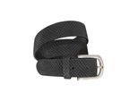 Ledergürtel SILBERGIFT, Damen, Gr. 85, schwarz, Rindsleder, geprägtes Muster, geprägt, Reptilienprägung, Schlangenoptik, unifarben, feminin,modisch,casual,klassisch, Gürtel, mit Reptilien-Prägung