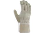 Texxor Guanto Da Donna In Pelle Di Maiale Pieno Fiore Pawa Giallo/Drell Bianco-8