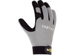 Guanti In Pelle Sintetica Texxor® Topline Fresno, Confezione Self-Service, Grigio/Nero
