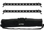 Eurolite Set 2X Led BAR-12 Qcl Rgba + Soft-Bag