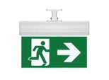 Luce Di Emergenza A Led Luce Di Emergenza Illuminazione Di Emergenza Luce Per Vie Di Fuga 2W Exit Freccia Rivolta A Destra O A Sinistra Con Batteria Ricaricabile IP20