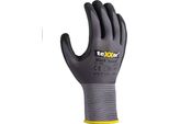 12 Paia Di Guanti In Maglia Di Nylon Nero Touch® Taglia 6