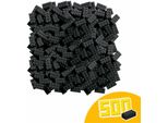 Simba Blox 500 Schwarze 8Er Steine Lose, Bausteine, BauklöTze, Kinder Spielzeug, 500 StüCk, Schwarz, 104118935