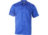 Fristads Kansas Kansas Camicia Manica Corta Blu Royal, Taglia:Xxl