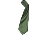 Cravatta Premier Da Uomo In Raso, Tinta Unita (2 Pezzi/Confezione) RW6934 (Taglia Unica) (Oliva)