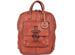 Daypack HARBOUR 2ND Quinn, Gr. B/H/T: 24cm x 9cm x 30cm, braun (cognac), Rindsleder, Rucksäcke, Rucksack, Damenrucksack, Tagesrucksack
