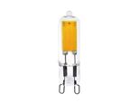 10X Forever Light Lampadina Led G9 Vetro 2W Sostituisce 25W Lampada Led 3000K (Bianco Caldo) 230V 200 Lumen Siftsockellampe Lampadina Illuminante
