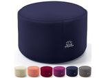 Body & Mind® Cuscino Da Yoga Cuscino Da Meditazione Cuscino Da Pavimento Per Meditazione E Yoga; Rivestimento Lavabile; Altezza Seduta 18 Cm - Blu