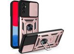Galaxy A13 5G Custodia Con Anello, Supporto, Protezione Fotocamera, Paraurti In Tpu, Custodia In Silicone Per Samsung Galaxy A13 5G Rosa