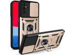 Galaxy A13 5G Custodia Con Anello, Supporto, Protezione Fotocamera, Paraurti In Tpu, Custodia In Silicone Per Samsung Galaxy A13 5G Oro