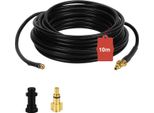 Fiqops Tubo Flessibile Per Idropulitrice 180Bar- Set Tubo Flessibile Per Pulizia Tubi Con Adattatore Adatto A KäRcher K2-K7 10M