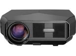 Tragbarer Filmprojektor, Beamer mit Smart Voice, 4600 Lumen, 1080p Heimkino Projektor