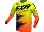 Maglia Motocross Fxr Clutch Stripes, Gelb/Arancio, 2XL