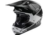 Casco Da Motocross Fly Racing Formula Cp Rush, Grigio/Nero/Bianco, Xs (53/54)
