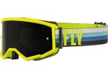 Fly Racing Zone Motocross Brille, Blau/Gelb
