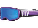 Fly Racing Zone Motocross Brille, Lila/Schwarz