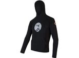 Felpa Sensor Merino Upper Heli Uomo Kangaroo Hoodie Nero Taglia M 21200035-01
