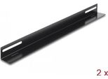 Delock - Rack Bracket - 450 X 40 Mm - Seite - Schwarz - 48.3 Cm (19") (Packung Mit 2)"