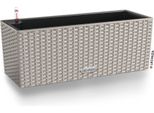 Fioriera Lechuza Balconera Cottage 50 Sand Brown | Cassetta Da Balcone Con Sistema Di Irrigazione E Inserto Per Piante | Aspetto Vimini | 50 X 19 X 19 Cm | 15446