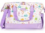 Borsa Fasciatoio Milk&Moo, Pratica Organizzazione, Borsa Fasciatoio A Tracolla Con Scomparti Multipli, Tasche Isolate Per Biberon, Include Cinghie Per Carrozzina, Viola