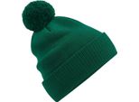 Beechfield - Berretto "Snowstar"" Per Uomo/Donna Unisex RW8277 (Taglia Unica) (Verde Bottiglia)"