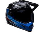 Bell MX-9 Adventure Mips Dalton Motocross Helm, Schwarz/Blau, L