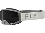 Fly Racing Zone Pro Motocross Brille, Grigio