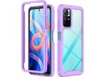 Xiaomi Poco M4 Pro 5G Case, Hybrid Transparent Back Cover, Rugged Tpu Bumper, Custodia Antiurto Per Xiaomi Poco M4 Pro 5G Viola