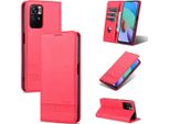 Redmi Note 11S Custodia In Pelle, Flip Cover Wallet Case Chiusura Magnetica Stand Custodia Protettiva Per Xiaomi Redmi Note 11 4G / Note 11S Rosa
