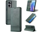 Oppo Reno7 5G Custodia In Pelle, Flip Cover Wallet Case Chiusura Magnetica Stand Custodia Protettiva Per Oppo Reno7 5G Verde