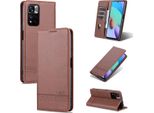 Custodia Redmi Note 11 Pro, Portafoglio Con Chiusura Magnetica E Supporto, Custodia Flip In Pelle Per Xiaomi Redmi Note 11 Pro/Note 11 Pro+ Caffè