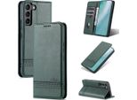 Galaxy S22 Plus 5G Custodia In Pelle, Flip Cover Portafoglio Custodia Chiusura Magnetica Stand Custodia Protettiva Per Samsung Galaxy S22 Plus 5G Verde