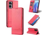 Custodia Oppo Reno7 5G, Portafoglio Con Chiusura Magnetica E Supporto, Custodia Flip In Pelle Per Oppo Reno7 5G Rosa