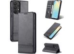 Custodia Galaxy A73 5G, Portafoglio Con Chiusura Magnetica E Supporto, Custodia In Pelle Flip Per Samsung Galaxy A73 5G Nero
