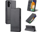 Galaxy A13 5G Custodia In Pelle, Flip Cover Wallet Case Chiusura Magnetica Stand Custodia Protettiva Per Samsung Galaxy A13 5G Nero