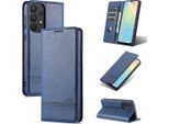 Custodia Galaxy A73 5G, Portafoglio Con Chiusura Magnetica E Supporto, Custodia In Pelle Flip Per Samsung Galaxy A73 5G Blu