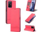 Xiaomi Mi 11T Custodia In Pelle, Flip Cover Wallet Case Chiusura Magnetica Stand Custodia Protettiva Per Xiaomi Mi 11T / Mi 11T Pro Rosa