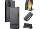 Galaxy M52 5G Custodia In Pelle, Flip Cover Wallet Case Chiusura Magnetica Stand Cover Protettiva Per Samsung Galaxy M52 5G Nero